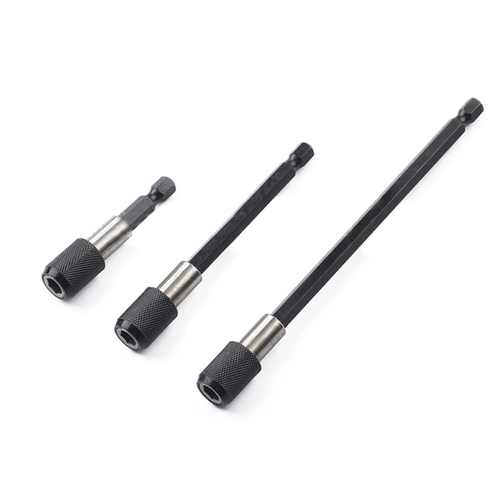 60mm 100mm 150mm 3pcs/set 1/4 Hex Shank Holder Drill Bit Magnetic Screwdriver Extension Bar Quick Release Wholesale
60mm 100mm 150mm 3pcs/set 1/4 Hex Shank Holder Drill Bit Magnetic Screwdriver Extension Bar Quick Release Wholesale