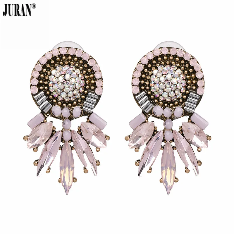 JURAN 4 Colors Ethnic Charm Rhinestone Statement Earrings Bohemian Holiday Jewelry Shiny Stud Earrings For Women Wedding Gifts
JURAN 4 Colors Ethnic Charm Rhinestone Statement Earrings Bohemian Holiday Jewelry Shiny Stud Earrings For Women Wedding Gifts