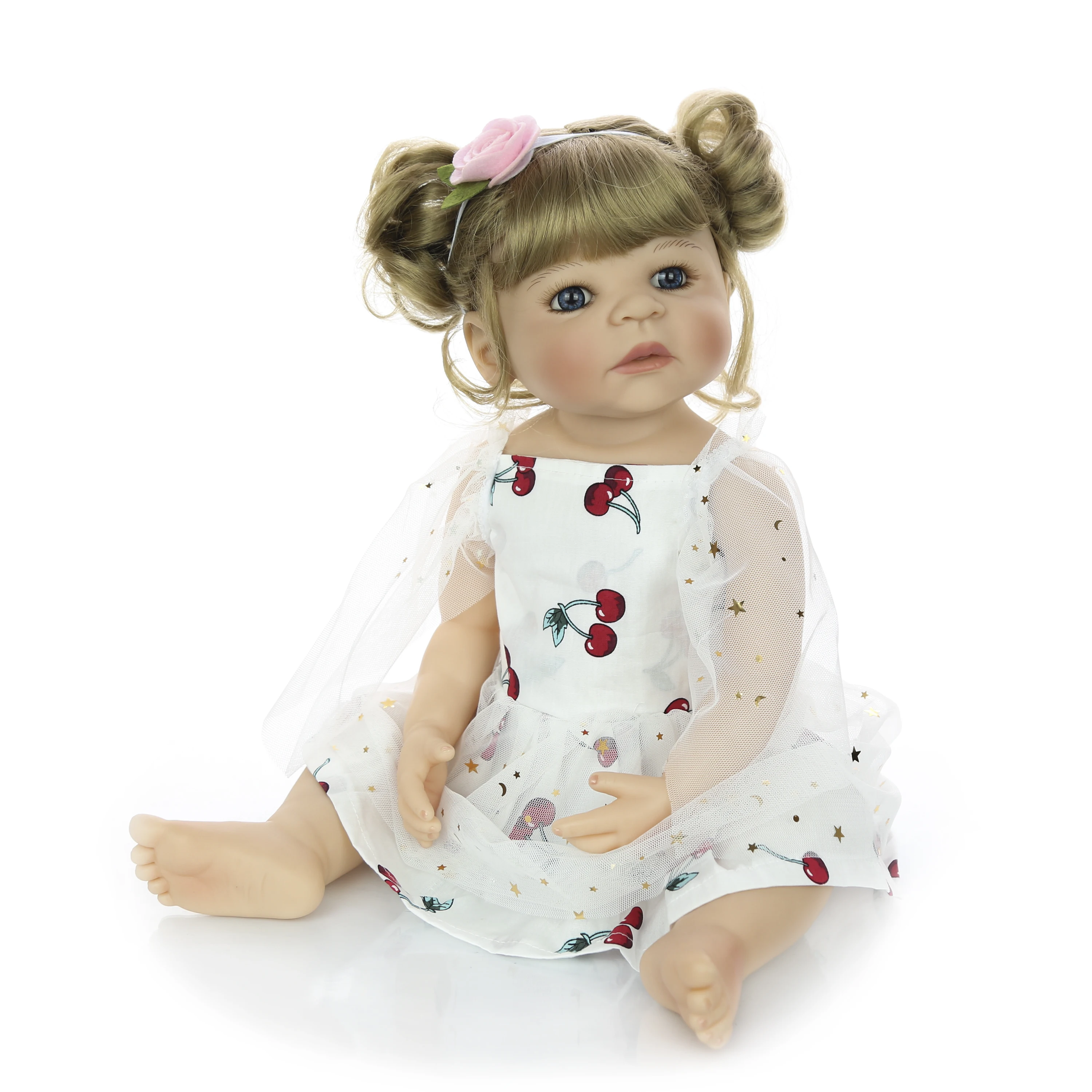 Sudoll 22" Reborn Baby Doll Full Body Vinyl Silicone Newborn Girl Bath Waterproof Anatomically Correct Hot Sale
Sudoll 22" Reborn Baby Doll Full Body Vinyl Silicone Newborn Girl Bath Waterproof Anatomically Correct Hot Sale