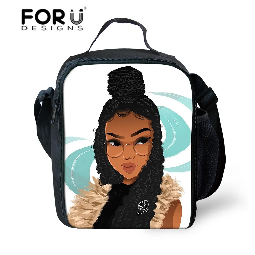 FORUDESIGNS Kids Functional Lunch Bags for Lunchbox Black Art African American Girls Lunch Box Bag Children Picnic Food Bags
FORUDESIGNS Kids Functional Lunch Bags for Lunchbox Black Art African American Girls Lunch Box Bag Children Picnic Food Bags