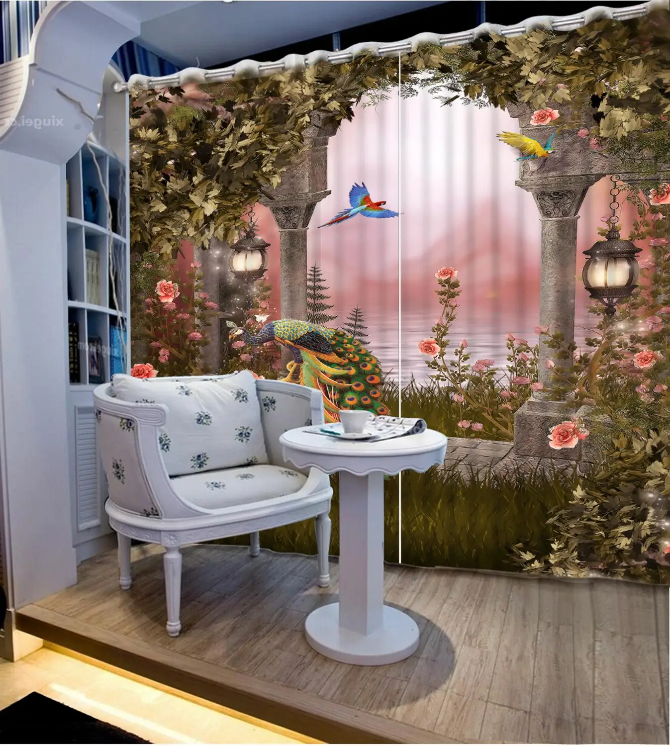 blackout curtain Peacock landscape curtains for living room bedroom 3D curtains home decor
blackout curtain Peacock landscape curtains for living room bedroom 3D curtains home decor