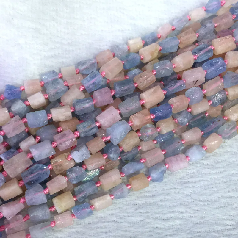 Natural Genuine Raw Mineral Blue Pink Aquamarine Beryl Morganite Nugget Free Form Loose Rough Matte Faceted Beads 6-8mm 05395
Natural Genuine Raw Mineral Blue Pink Aquamarine Beryl Morganite Nugget Free Form Loose Rough Matte Faceted Beads 6-8mm 05395