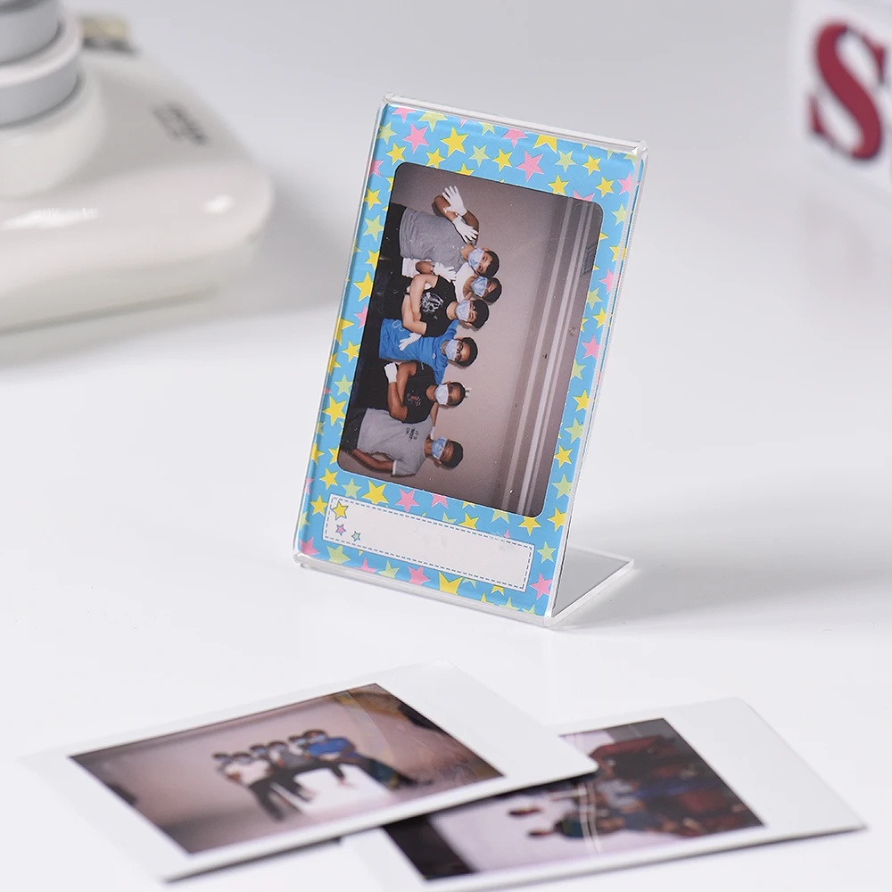 3 шт Andoer "l-образная фоторамка прозрачная мини подставка для Fujifilm Instax Mini 8 + 70 7s 90 25