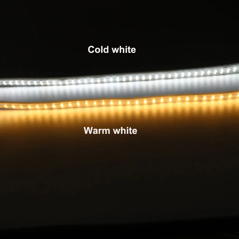 AC 220 V LED Strip Light Lamp Double Row Flexible Tube Lights Ruban with EU Plug 220 Voltage Warm white Cold white for Home CE
AC 220 V LED Strip Light Lamp Double Row Flexible Tube Lights Ruban with EU Plug 220 Voltage Warm white Cold white for Home CE