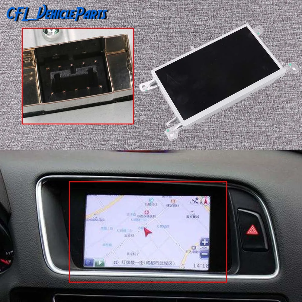 Мультимедийный блок 8T0919603G E F MMI 6 5 "ЖК экран GPS Nav монитор для Audi A4 2008 2015 B8 A5 Q5 2010 2012