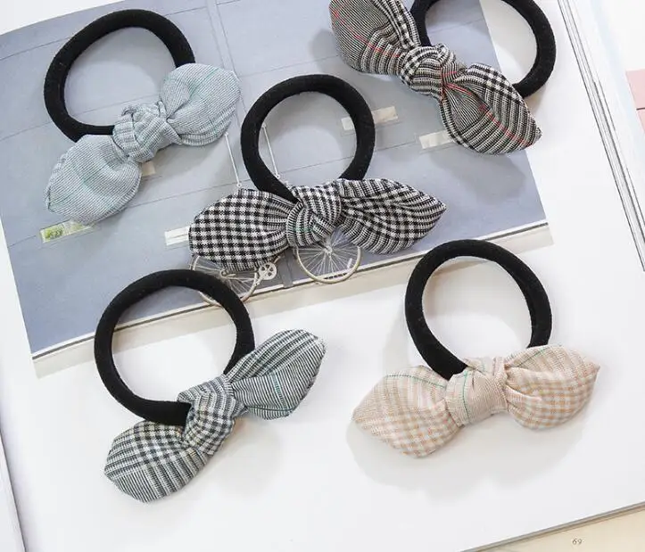 Free shipping fashion women 5pcs lovely plaid knot bow hair bands college style gum girl's Hair accessories ponytail holder
Free shipping fashion women 5pcs lovely plaid knot bow hair bands college style gum girl's Hair accessories ponytail holder