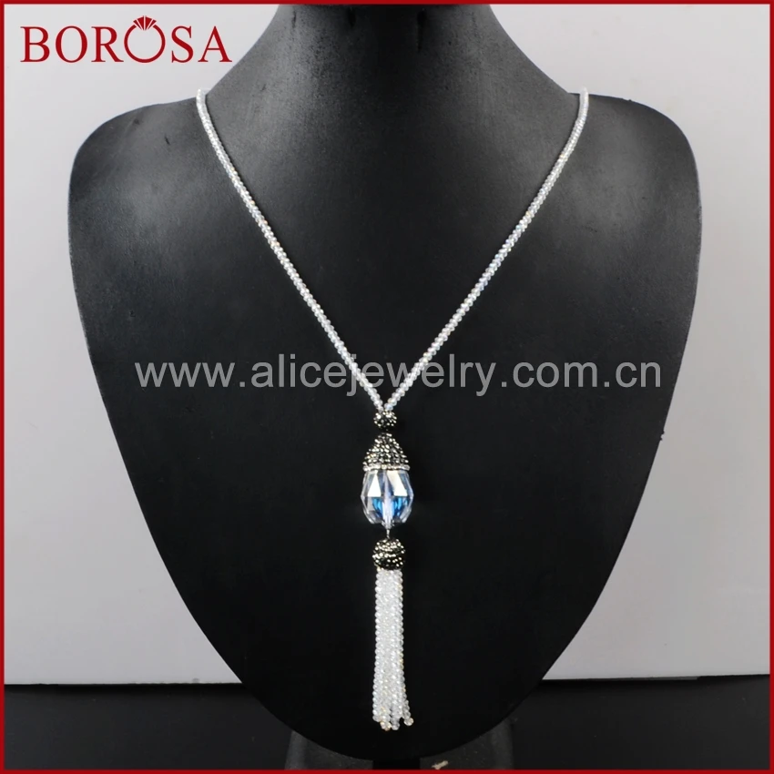 3PCS Tassel Necklace On Neck Water Drop Quartz Faceted Pendant Crystal Stone Beads Chain Choker Boho Jewelry Wholesale JAB386
3PCS Tassel Necklace On Neck Water Drop Quartz Faceted Pendant Crystal Stone Beads Chain Choker Boho Jewelry Wholesale JAB386