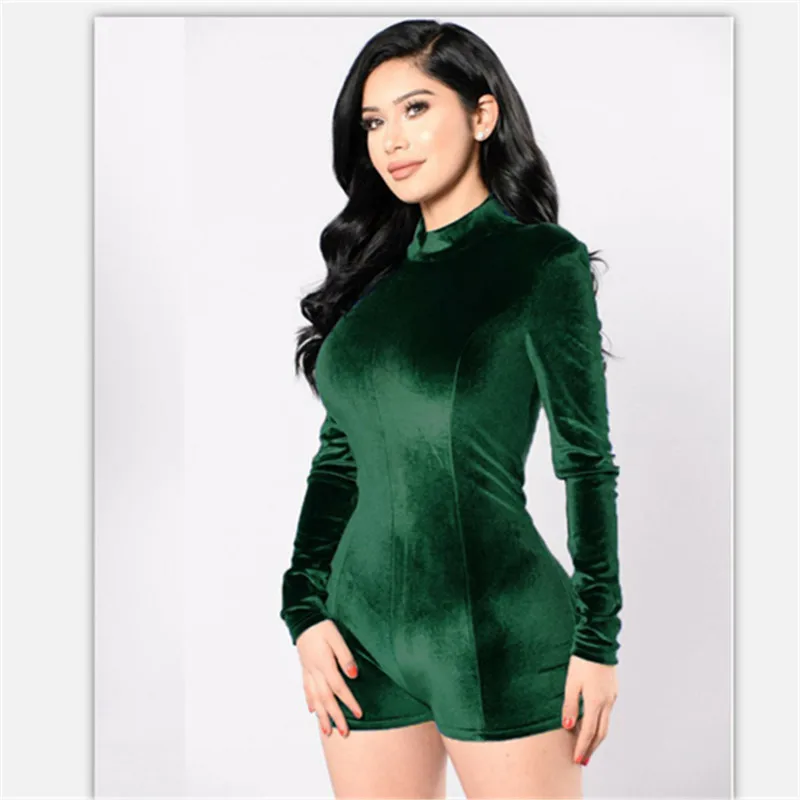 women jumpsuits & rompers sexy elegant velvet Playsuits night club skinny fashion jumpers European and American style
women jumpsuits & rompers sexy elegant velvet Playsuits night club skinny fashion jumpers European and American style