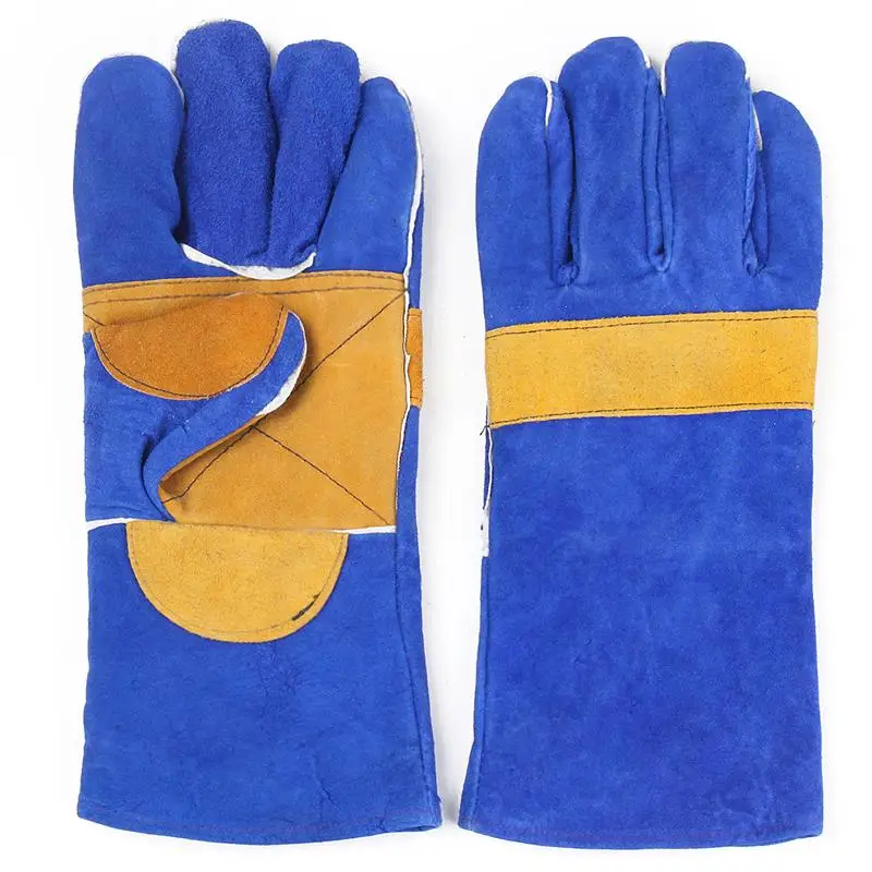 35/40cm Heavy Duty Welding Gloves Leather Cowhide Protect Welder Hands 2 Sizes Workplace Safety Gloves
35/40cm Heavy Duty Welding Gloves Leather Cowhide Protect Welder Hands 2 Sizes Workplace Safety Gloves