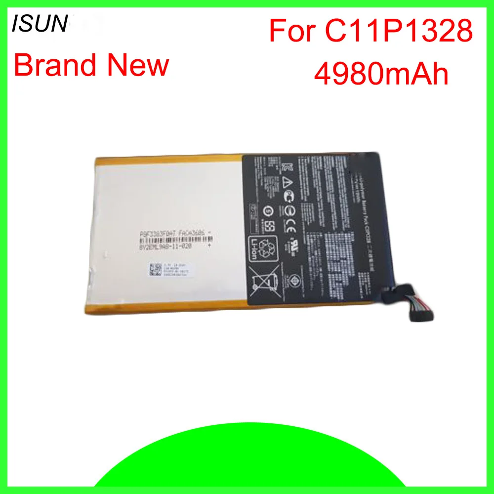 5 шт./лот 4980 мАч Новый Сменный аккумулятор tab C11P1328 для ASUS Transformer PAD TF103C TF103CX TF103CG K010 K018 Аккумулятор для планшета
5 шт./лот 4980 мАч Новый Сменный аккумулятор tab C11P1328 для ASUS Transformer PAD TF103C TF103CX TF103CG K010 K018 Аккумулятор для планшета