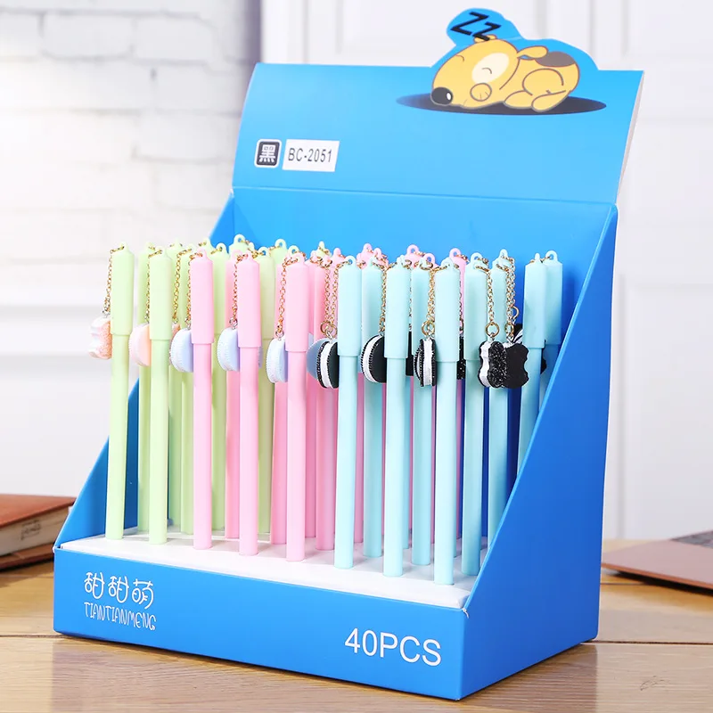 40pcs Creative Stationery Student Pen Fashion Girl Gel Pen 0.5 Full Needle Black Ink Pen School Supplies Office Supplies 0.5mm
40pcs Creative Stationery Student Pen Fashion Girl Gel Pen 0.5 Full Needle Black Ink Pen School Supplies Office Supplies 0.5mm