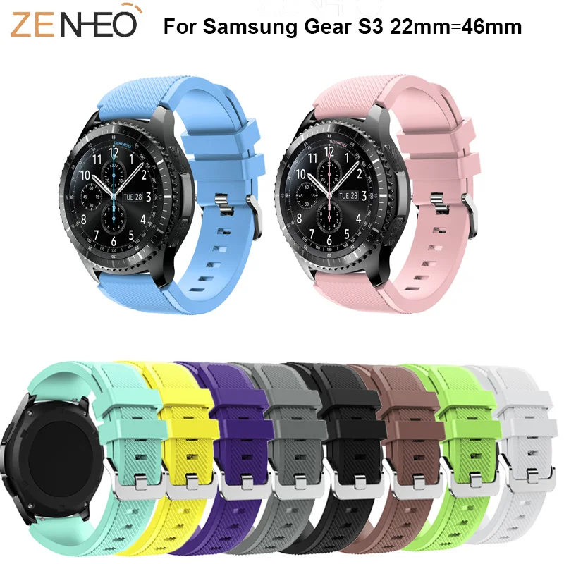 16 colors Silicone Strap for Samsung Galaxy Watch 46mm Band Replace wristband bracelet straps for Samsung Gear S3 Frontier Bands
16 colors Silicone Strap for Samsung Galaxy Watch 46mm Band Replace wristband bracelet straps for Samsung Gear S3 Frontier Bands