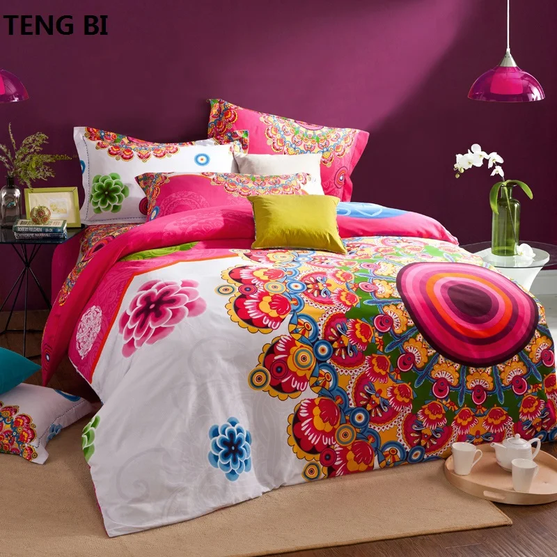 Brushed Cotton bohemian bedding sets 4pcs queen king duvet cover set bedlinen bedclothes beautiful bedding girl
Brushed Cotton bohemian bedding sets 4pcs queen king duvet cover set bedlinen bedclothes beautiful bedding girl