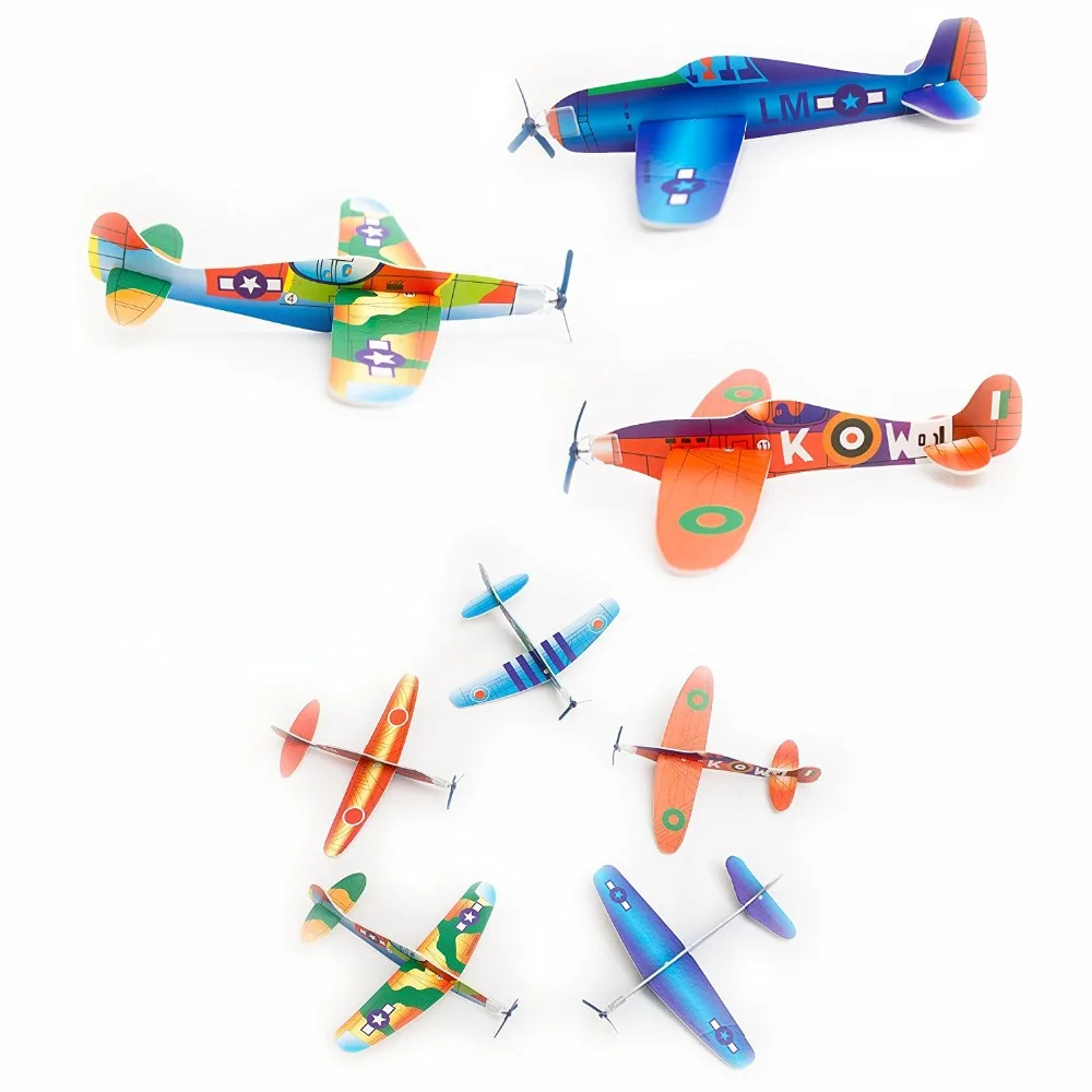 8 Inch Novely Glider Planes Magic 360 Flying Back Plane Kids Birthday Party Favor Foam Paper 12pcs/lot DEC193
8 Inch Novely Glider Planes Magic 360 Flying Back Plane Kids Birthday Party Favor Foam Paper 12pcs/lot DEC193