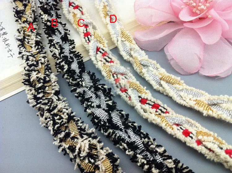 2 yard 1.5-1.8CM wide beige black silver gold tassel fringe tapes lace trim ribbon ML111P859
2 yard 1.5-1.8CM wide beige black silver gold tassel fringe tapes lace trim ribbon ML111P859