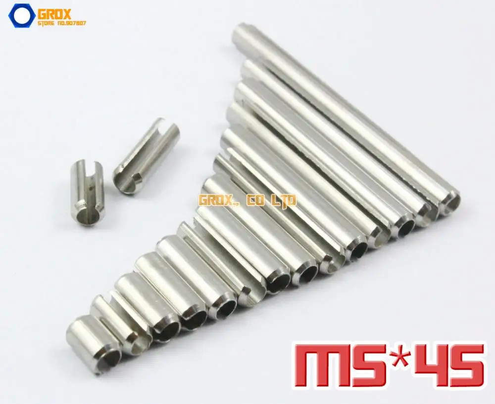 25 Pieces M5 x 45mm 304 Stainless Steel Slotted Spring Tension Pin Sellock Roll Pin
25 Pieces M5 x 45mm 304 Stainless Steel Slotted Spring Tension Pin Sellock Roll Pin