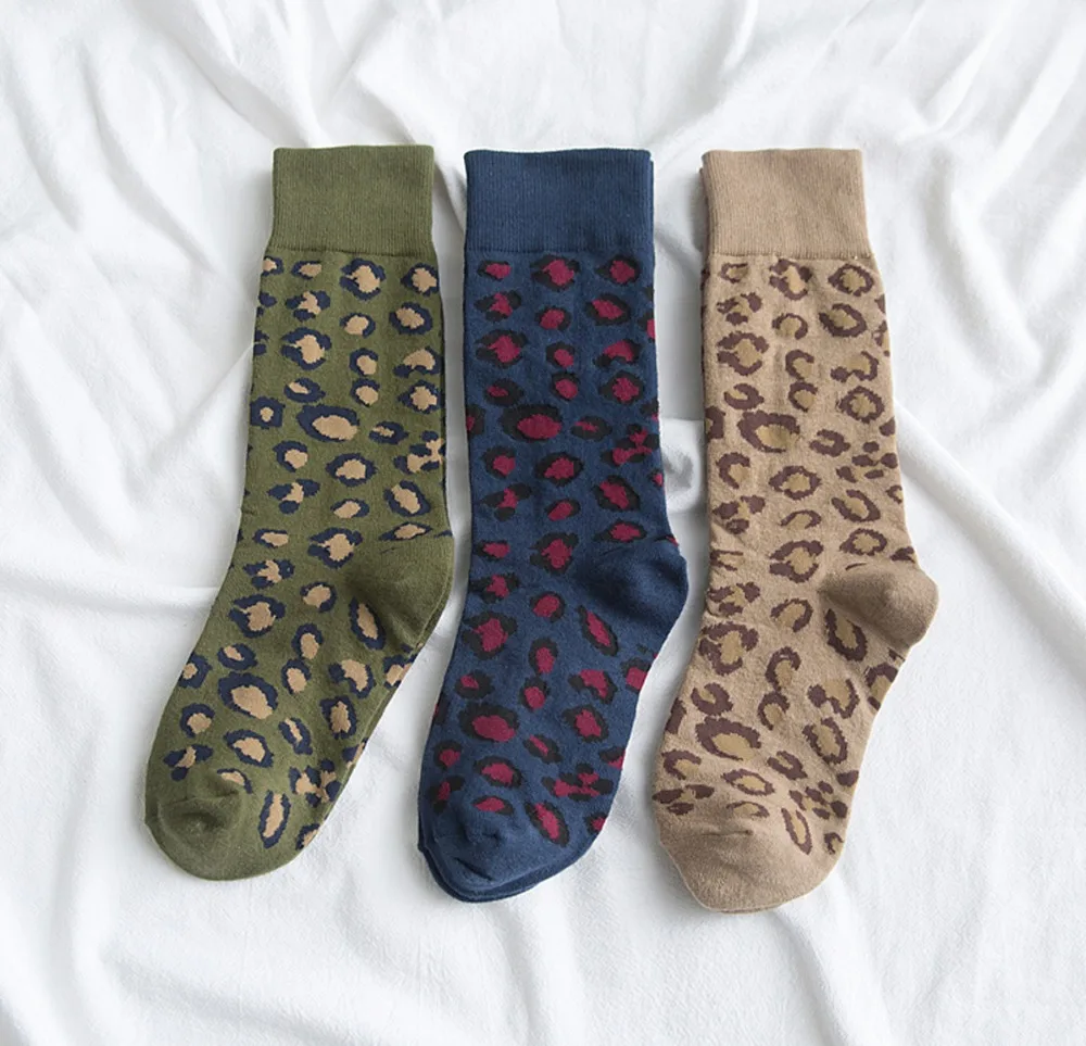 10Pairs/Lot Cotton Women Spring Winter Socks Leopard Wholesale Girls Fashion Print Funny Heap High Solid Casual Chaussettes
10Pairs/Lot Cotton Women Spring Winter Socks Leopard Wholesale Girls Fashion Print Funny Heap High Solid Casual Chaussettes