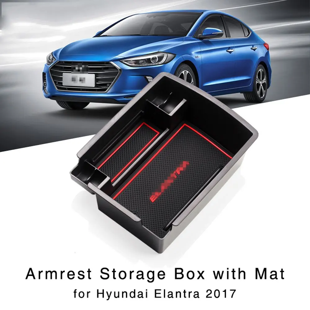 Armrest Storage Box for Hyundai Elantra 2016 2017 Interior Center Console Organizer Glove Holder Tray 
Armrest Storage Box for Hyundai Elantra 2016 2017 Interior Center Console Organizer Glove Holder Tray
