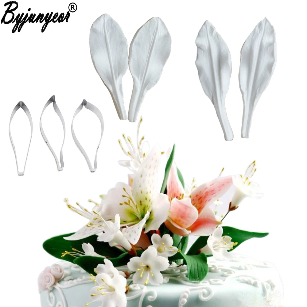 7pcs/set Lily Flower Petal Silicone Veiner Mold Silicone Molds For Fondant Cake Decoration Tools Sugarcraft Moulds Petal cs364
7pcs/set Lily Flower Petal Silicone Veiner Mold Silicone Molds For Fondant Cake Decoration Tools Sugarcraft Moulds Petal cs364