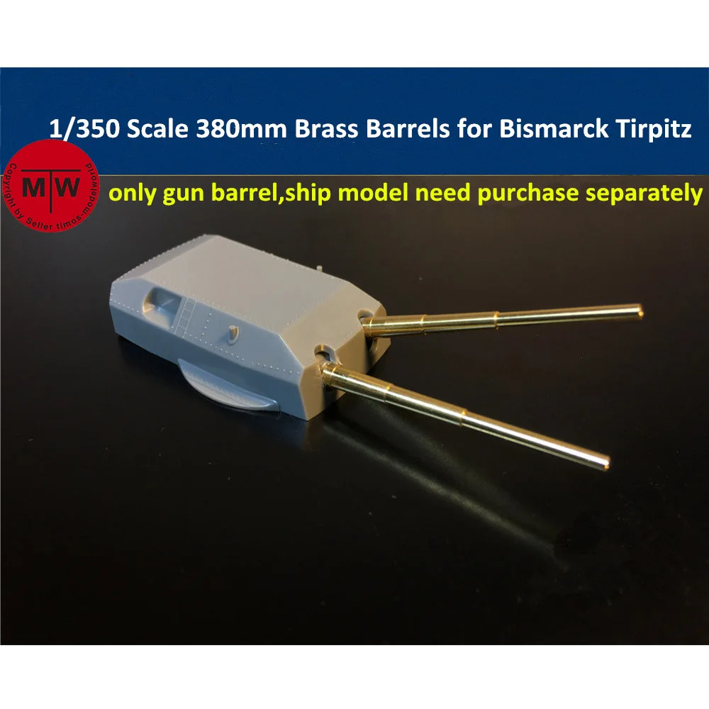 1/350 Scale 380mm Brass Barrel for Tamiya Bismarck 78013 Tirpitz 78015 Trumpeter Model (8pcs/set)
1/350 Scale 380mm Brass Barrel for Tamiya Bismarck 78013 Tirpitz 78015 Trumpeter Model (8pcs/set)