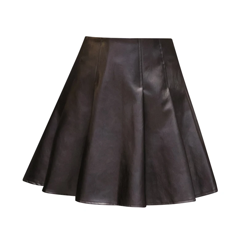 New Arrival Skater Skirts Female 2019 Winter Fashion High Waist PU Leather Short Mini Pleated Skirt Korean Black Saia
New Arrival Skater Skirts Female 2019 Winter Fashion High Waist PU Leather Short Mini Pleated Skirt Korean Black Saia
