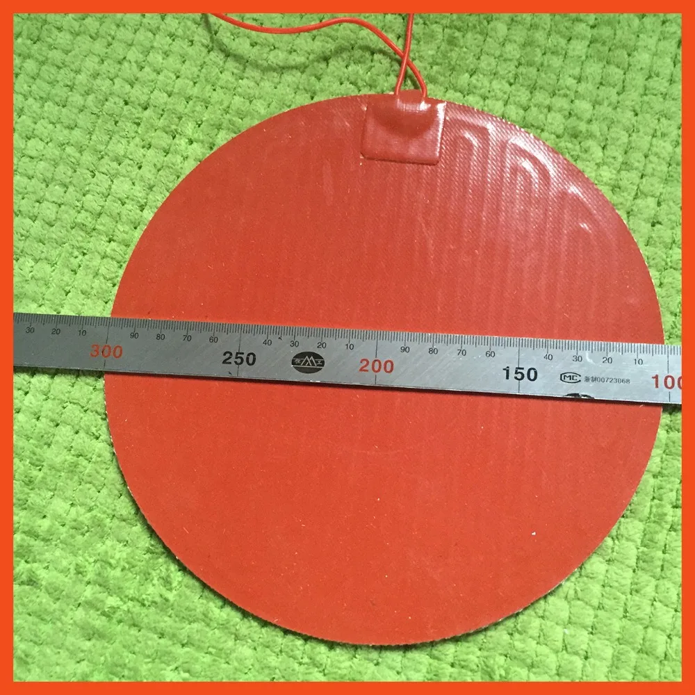 Silicone heating pad heater 220V 125W dia 200mm for 3d printer circular heat bed flexible heater element heater plate
Silicone heating pad heater 220V 125W dia 200mm for 3d printer circular heat bed flexible heater element heater plate
