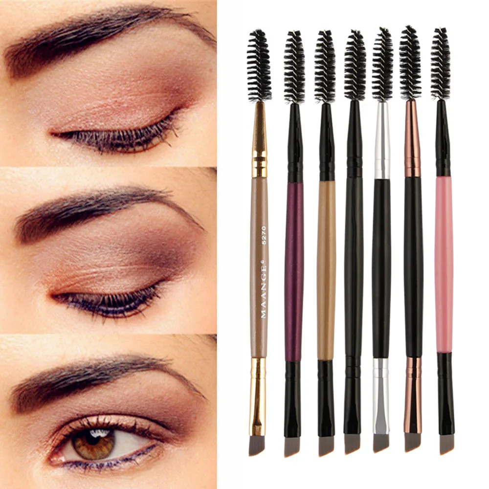 1pc High Quality Makeup Tools Wood Handle Double Duo Brow Makeup Brush Wood Handle Double Sided Eyebrow Flat Angled Brushes #L5
1pc High Quality Makeup Tools Wood Handle Double Duo Brow Makeup Brush Wood Handle Double Sided Eyebrow Flat Angled Brushes #L5