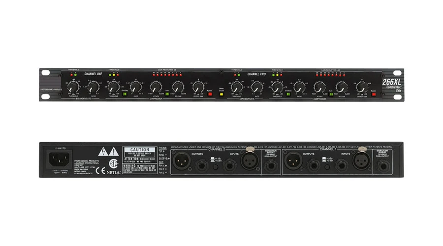 266XL professional stereo stage audio signal processor compressor gate концевое устройство|Сценическое