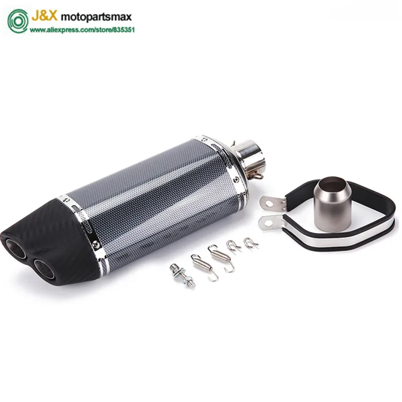 Universal Motorcycle Slip On Exhaust Muffler for R1 R6 ZX-6R ZX-10R GSXR z800 Z750 cbr1000 t-max