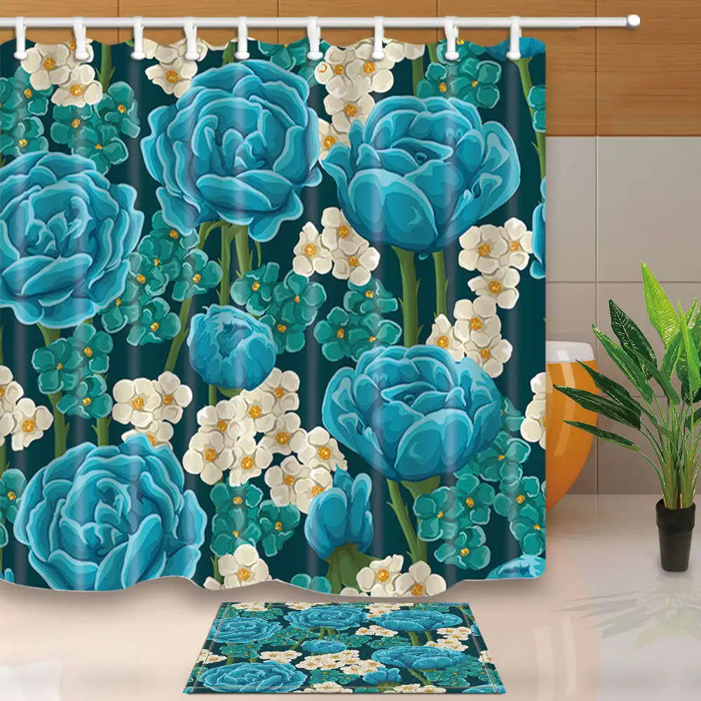 High Quality Shower Curtains Peacock and Flowers Printing Bath Screens Polyester Waterproof and Mildew Proof with Hooks Washable
High Quality Shower Curtains Peacock and Flowers Printing Bath Screens Polyester Waterproof and Mildew Proof with Hooks Washable