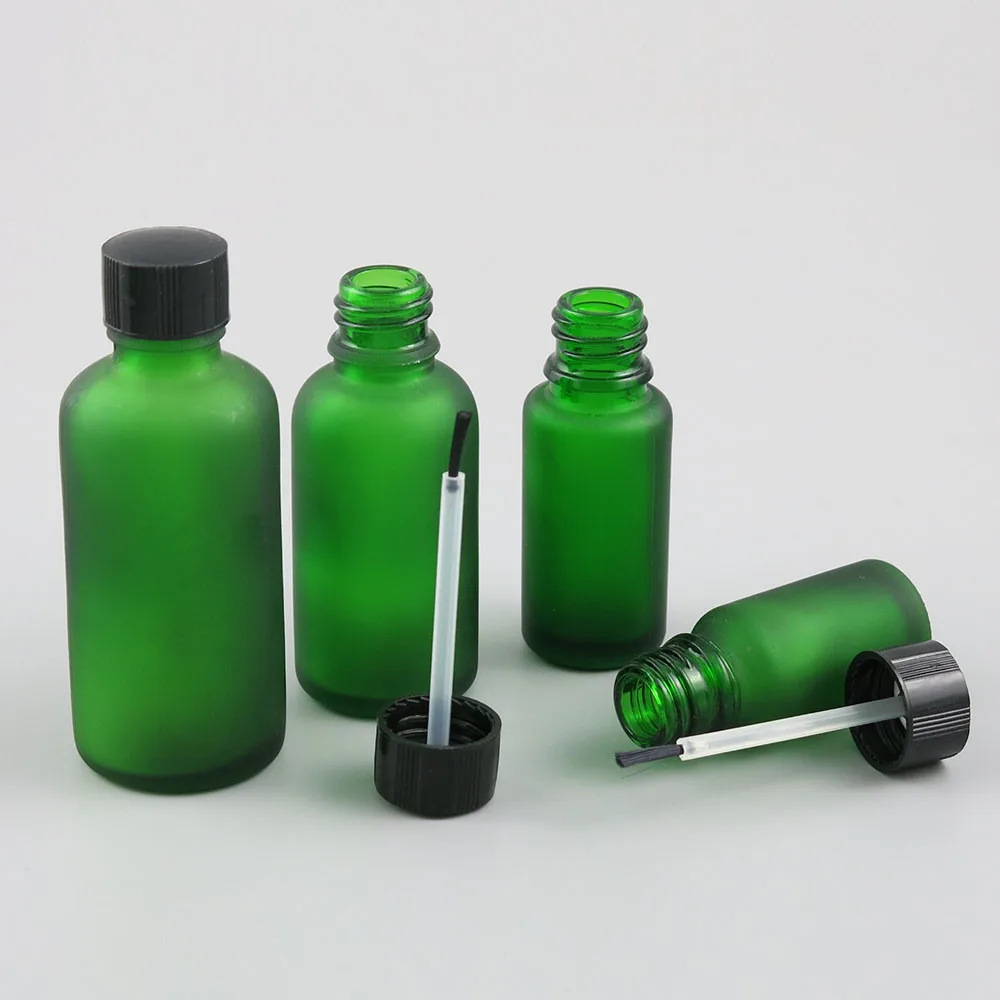 360pcs/lot 5ml 10ml 15ml 20ml 30ml 50ml 100ml Frosted Green Glass Nail Polish Bottle With Brush Cosmetic Oil Bottle Contianer
360pcs/lot 5ml 10ml 15ml 20ml 30ml 50ml 100ml Frosted Green Glass Nail Polish Bottle With Brush Cosmetic Oil Bottle Contianer