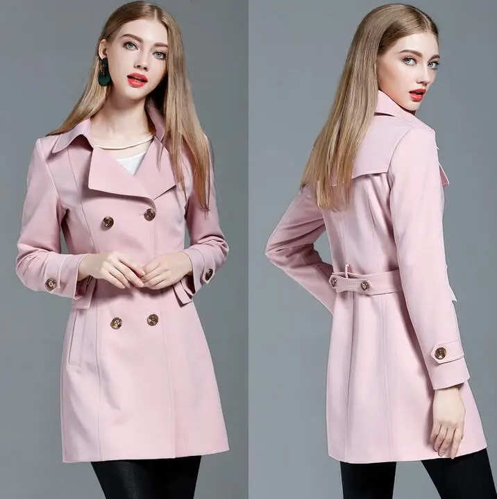 Trench coats womens 2020 spring autumn fashion double breasted slim trench coat female fashion long-sleeve outerwear
Trench coats womens 2020 spring autumn fashion double breasted slim trench coat female fashion long-sleeve outerwear