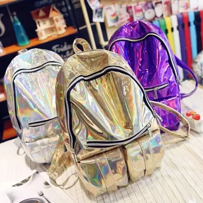 New summer laser travel bag large capacity shoulder bag female male backpack students tuition wave z959
New summer laser travel bag large capacity shoulder bag female male backpack students tuition wave z959