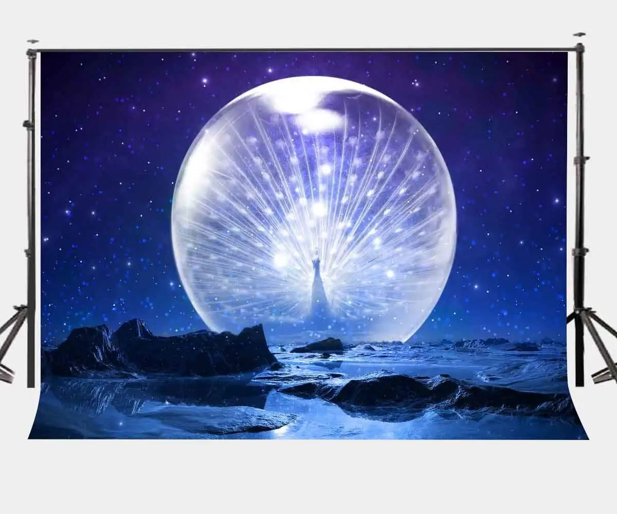 150x210cm Starry Night Backdrop Rough Planet Surface Bright Moon Photography Background
150x210cm Starry Night Backdrop Rough Planet Surface Bright Moon Photography Background