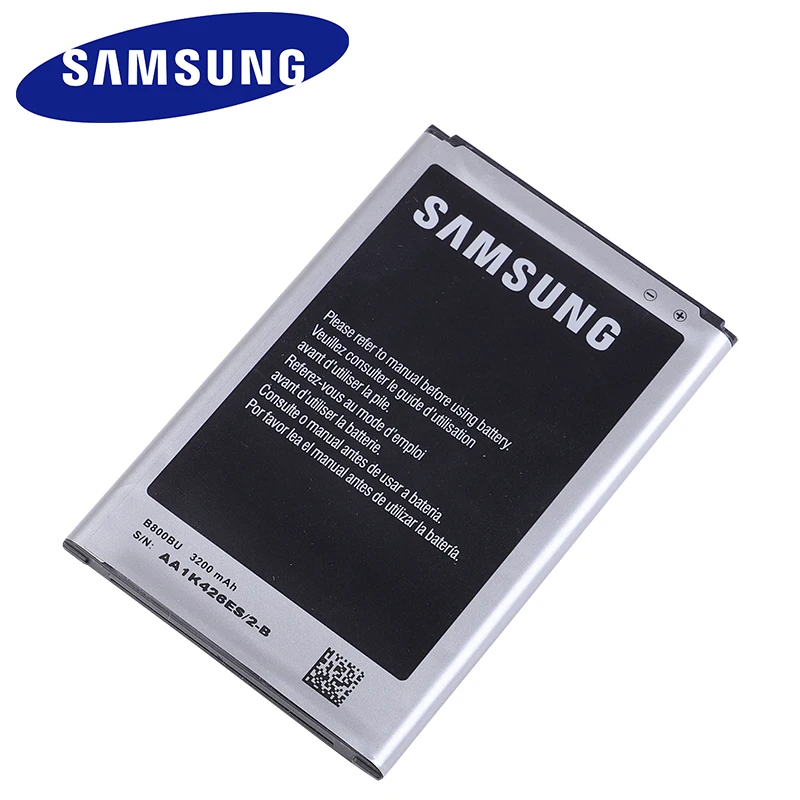 Оригинальный сменный аккумулятор Samsung Note3 B800BC B800BE для Galaxy NOTE 3 N900 N9002 N9009 N9008 N9006 N9005 с