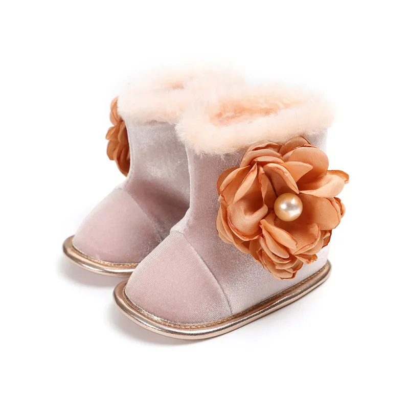 Infant Newborn Baby Boots Toddler Boy Girl Soft Sole Flower Crib Shoes Warm Anti-slip Boots Prewalkers
Infant Newborn Baby Boots Toddler Boy Girl Soft Sole Flower Crib Shoes Warm Anti-slip Boots Prewalkers