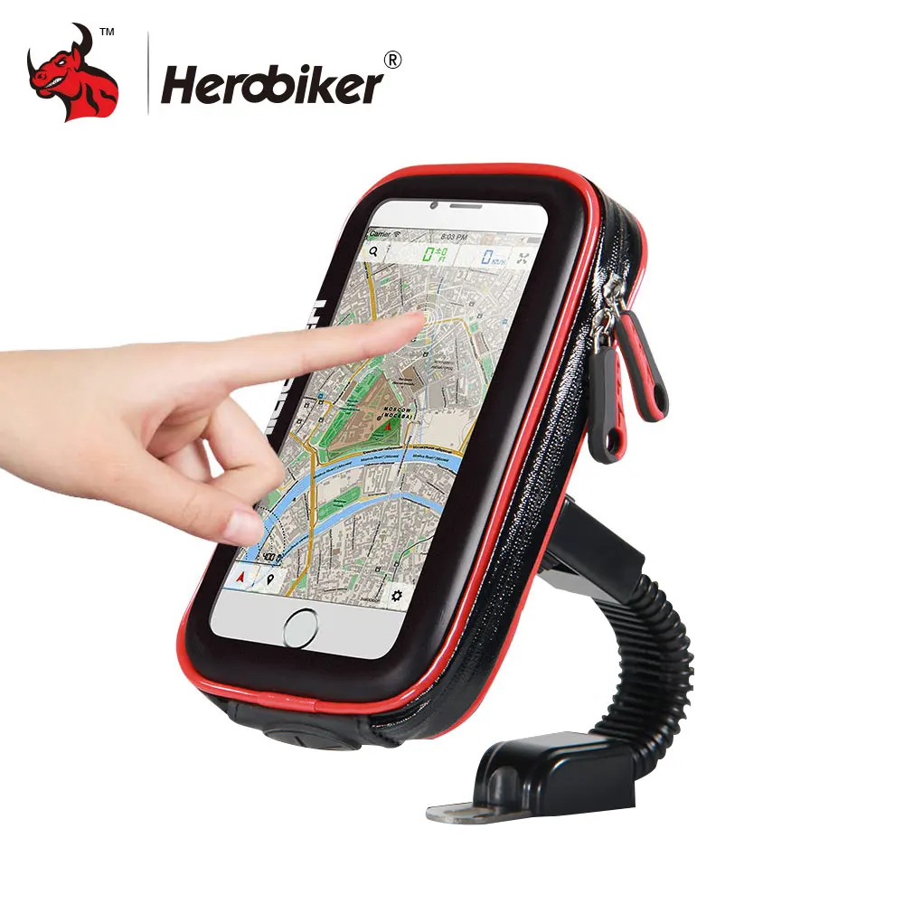 HEROBIKER мобильный телефон держатель для мотоцикла велосипеда кронштейн подставка
