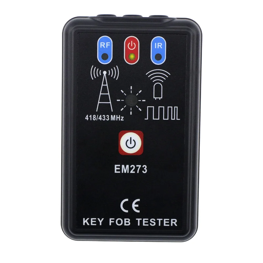 ALL SUN EM273 Modern key fob tester for free detect and comfirm radio frequency or infrared emission from key fobs
ALL SUN EM273 Modern key fob tester for free detect and comfirm radio frequency or infrared emission from key fobs