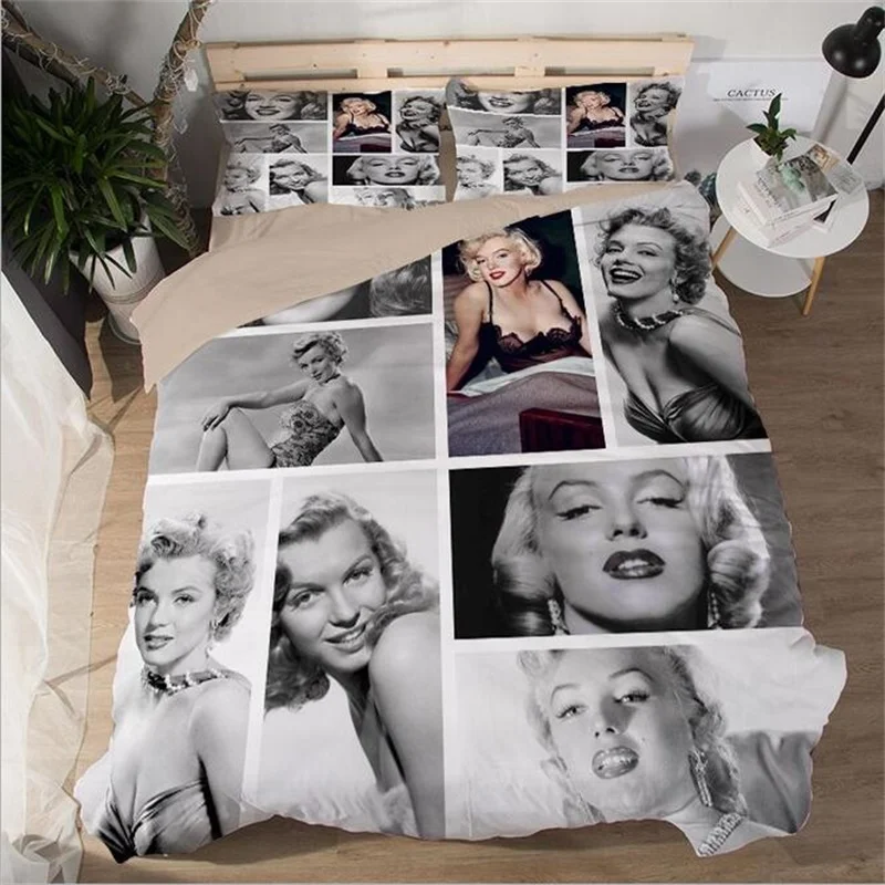 Готический домашний декор, постельное белье Marylin Monroe, комплект сексуального пододеяльника, 4 фута, 5 футов, 6 футов, Twin Full Queen, Single, Double, Super King Size
Готический домашний декор, постельное белье Marylin Monroe, комплект сексуального пододеяльника, 4 фута, 5 футов, 6 футов, Twin Full Queen, Single, Double, Super King Size
