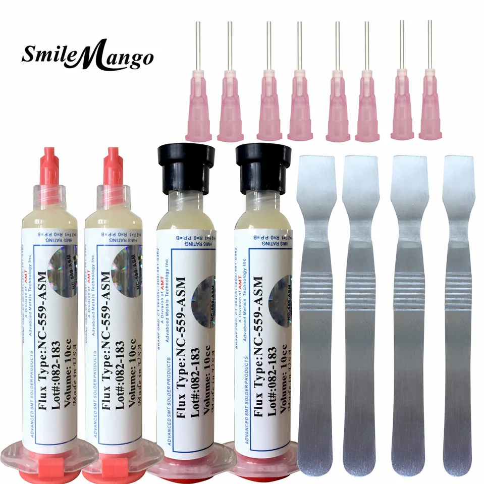 4pcs/lot Made in USA! 10cc NC-559-ASM Flux paste lead-free solder paste solder flux + 8pcs Needles
4pcs/lot Made in USA! 10cc NC-559-ASM Flux paste lead-free solder paste solder flux + 8pcs Needles