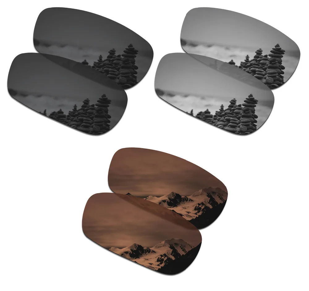 3 пары поляризованных солнцезащитных очков SmartVLT, Сменные линзы для Oakley Crosshair 2,0, черный, серебристый, титановый, янтарно-коричневый
3 пары поляризованных солнцезащитных очков SmartVLT, Сменные линзы для Oakley Crosshair 2,0, черный, серебристый, титановый, янтарно-коричневый