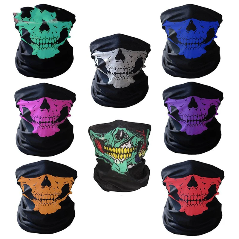 Europe and The United States Seamless Multi-functional Magic Scarf Riding Masks Warm Halloween Props Variety Skull Scarf
Europe and The United States Seamless Multi-functional Magic Scarf Riding Masks Warm Halloween Props Variety Skull Scarf