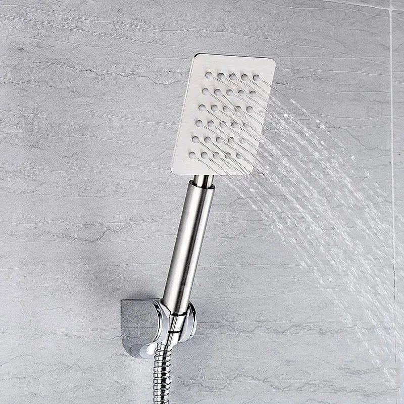 Ultra-thin pressurized stainless steel shower hand-spray square mirror nozzle shower set copper fittings
Ultra-thin pressurized stainless steel shower hand-spray square mirror nozzle shower set copper fittings
