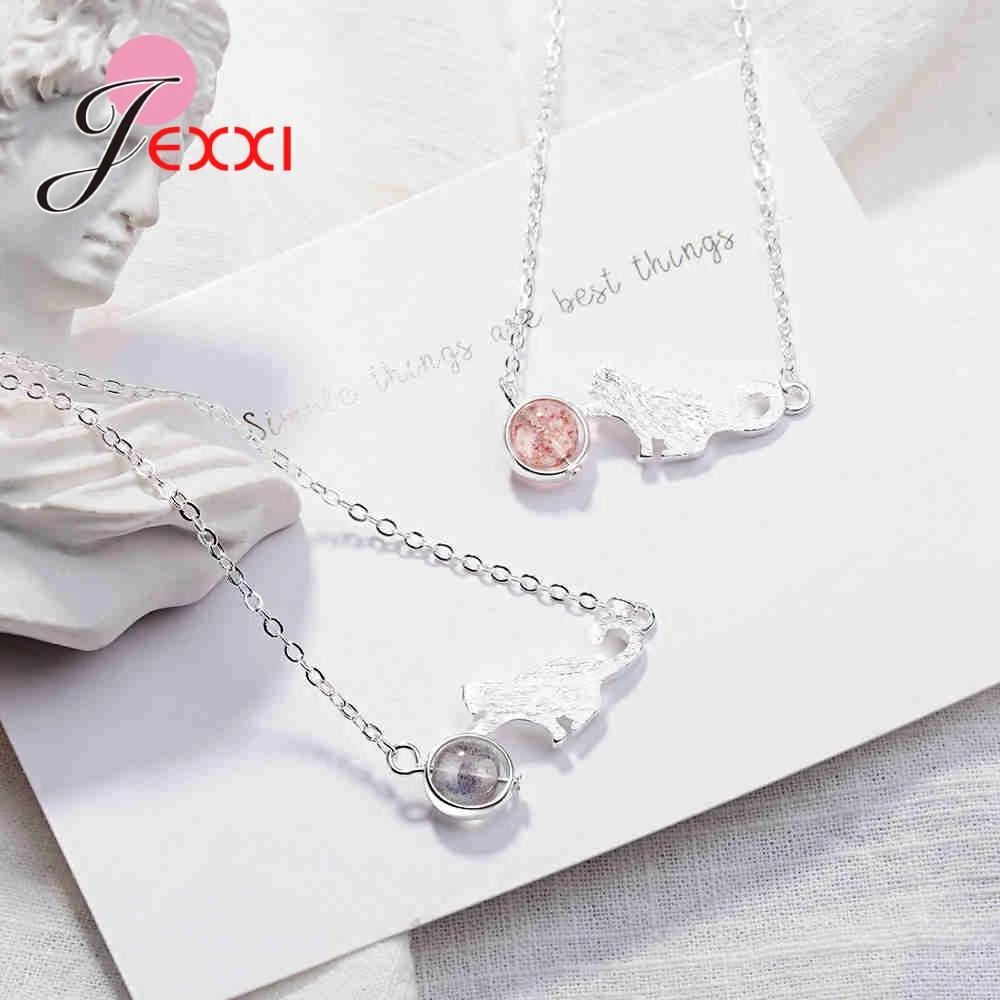 Lovely Cat Shape Necklace For Women 925 Sterling Silver Jewelry Top Quality Birthday Gift Fine Fashion Female Accessories
Lovely Cat Shape Necklace For Women 925 Sterling Silver Jewelry Top Quality Birthday Gift Fine Fashion Female Accessories