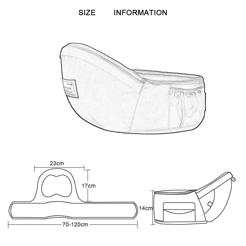Ремень на талию для младенцев 70 120 см|Рюкзаки и сумки переноски| |