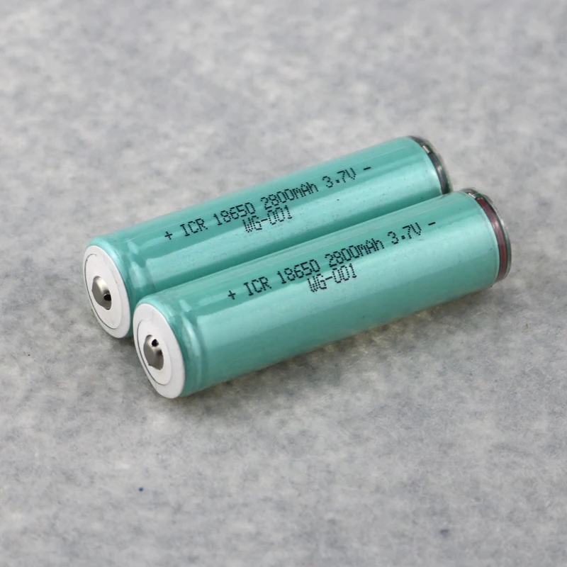 2 шт. оригинальный ICR 3 7 V 18650 перезаряжаемый 2800 mAh аккумулятор Защищенные Литий