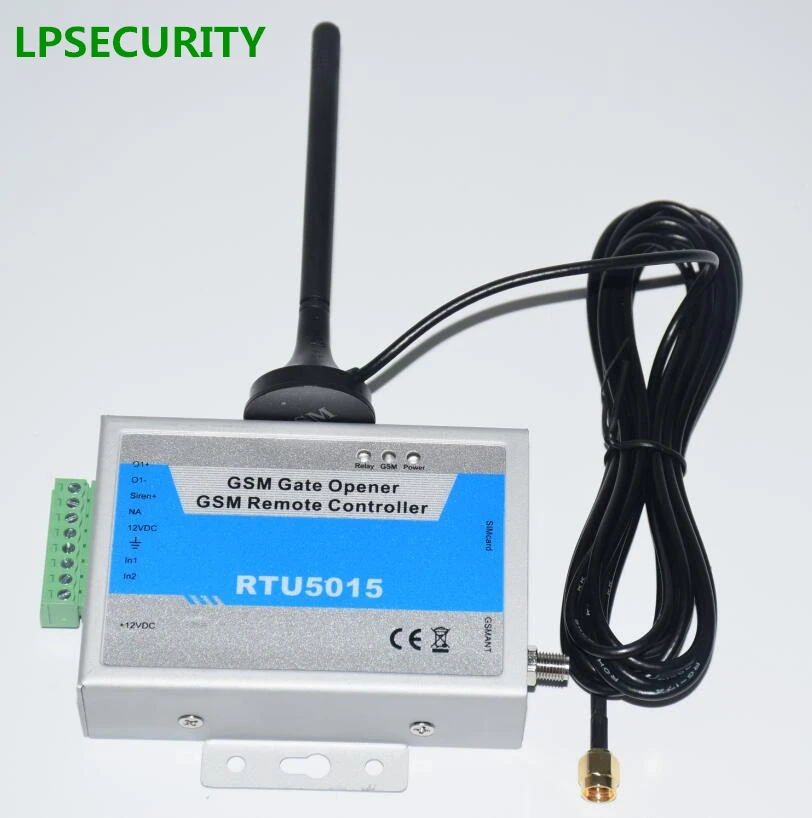 LPSECURITY 999 users GSM Gate Garage shutter Door Opener Operator with SMS Remote Control 900/1800MHz 1 Output/2 Inputs
LPSECURITY 999 users GSM Gate Garage shutter Door Opener Operator with SMS Remote Control 900/1800MHz 1 Output/2 Inputs