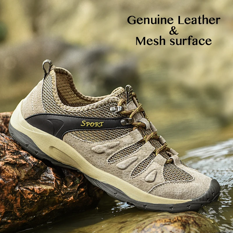 DR.EAGLE Outdoor Men Sport Shoes Super Light Breathable Mesh Sports fishing shoes climbing Trekking Boots Shoes Men's Sneakers
DR.EAGLE Outdoor Men Sport Shoes Super Light Breathable Mesh Sports fishing shoes climbing Trekking Boots Shoes Men's Sneakers