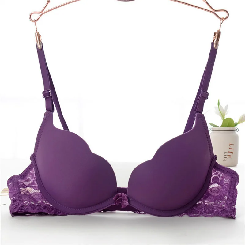 Sanderala Woman Lace Print Push Up Sexy Bow Bras Girls Gather Super Seamless Solid Color Seamless Lingerie Female Underwear 
Sanderala Woman Lace Print Push Up Sexy Bow Bras Girls Gather Super Seamless Solid Color Seamless Lingerie Female Underwear
