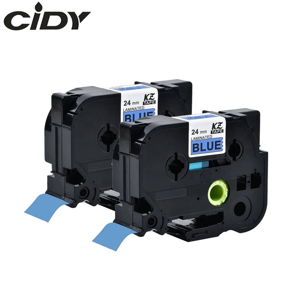 CIDY 2pcs compatible tze laminated tape tze 551 tze551 tze-551 tz551 tz 551 black on blue tape for brother label printer
CIDY 2pcs compatible tze laminated tape tze 551 tze551 tze-551 tz551 tz 551 black on blue tape for brother label printer